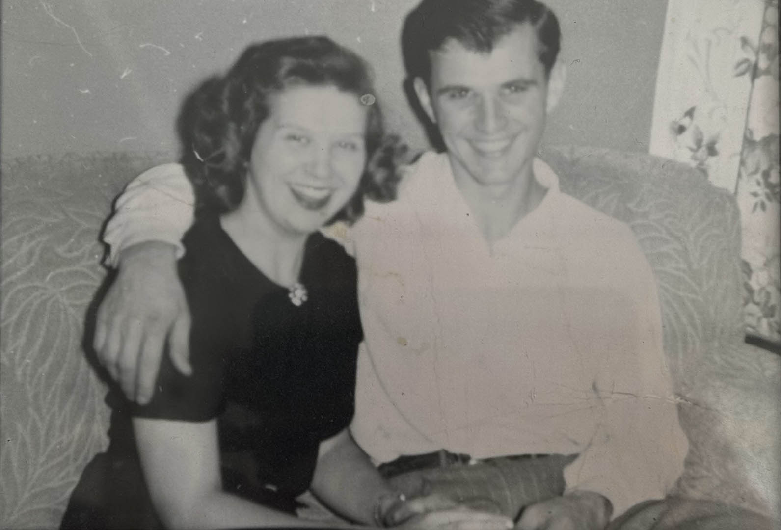 Heirloom Photo of my grandparents when they were very young